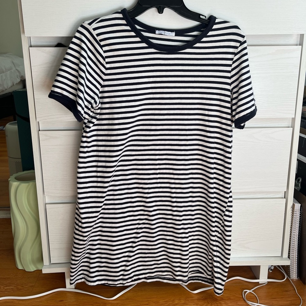 Zara Striped Shirt Dress